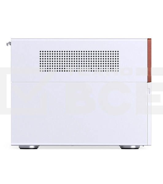 Корпус без блока питания JONSBO N4, Mini-Tower, 1x120mm, 1xUSB-A 3.0 + 1xUSB-C 3.2, SFX PSU Support, mATX, mITX White