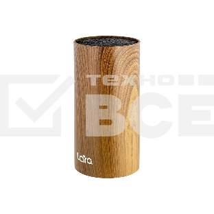 Подставка для ножей универсальная LARA LR05-103 Wood круглая Soft touch 110×225