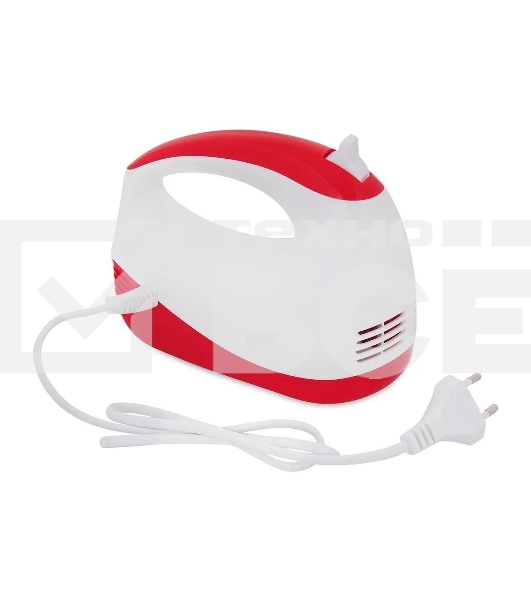 Миксер ручной Starwind SHM-251 250Вт белый/коралловый