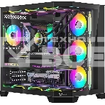 Компьютерный корпус AeroCool/Formula Crystal Z6 Floe черный без БП ATX 4x120mm 2xUSB3.0 1xUSB3.1 audio bott PSU, фото 1