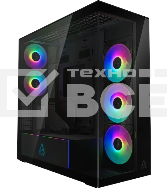 Компьютерный корпус Arctic Cooling ARCTIC Xtender VG (Mirror Black) арт. ACPCC00019A