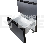 Холодильник DeLonghi DMFS 19PINF Gb MATTEO серый трехкамерный 265/140л морозилка снизу, No Frost, фото4