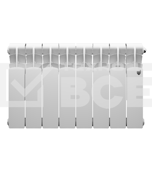 Радиатор алюминиевый Royal Thermo Revolution A 350 - 8 секц.