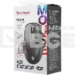 Мышь беспроводная Defender Feam MM-296 черный, 1600 dpi, радиоканал, USB, кнопки - 4, фото2