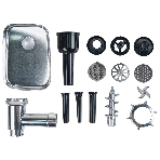 Мясорубка электрическая OASIS MG-DM1 серый, 2500 Вт, 1.5 кг/мин, реверс, защита от перегрузки, металлический лоток, насадки - 8, фото3