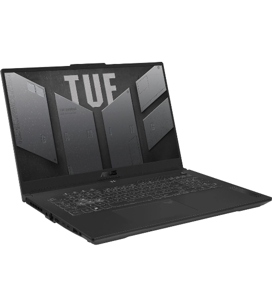 Ноутбук ASUS TUF Gaming FA707NUQ-HX010/17.3'/IPS/AMD Ryzen 7 170/16Gb/512Gb SSD/NVIDIA GeForce RTX 4050 6Gb/Windows 11 Pro/черный/2.6kg