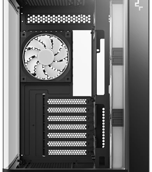 Корпус DeepCool CG530U 4F Black, Midi-Tower, чёрный, 4 x 120 мм