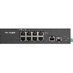 Коммутатор Hikvision DS-3T0310HP-E/HS, 6×100 Мбит/с PoE+ + 2×100 Мбит/с Hi-PoE + 1×1 Гбит/с + 1×1 Гбит/с SFP, неуправляемый, фото 1