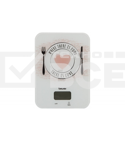 Весы кухонные Beurer KS19 Love макс.вес:5кг рисунок