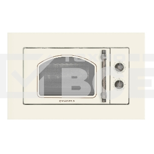 Микроволновая печь встраиваемая Maunfeld JBMO.20.5ERIB слоновая кость, 20 л, 700 Вт, переключатели - поворотный механизм