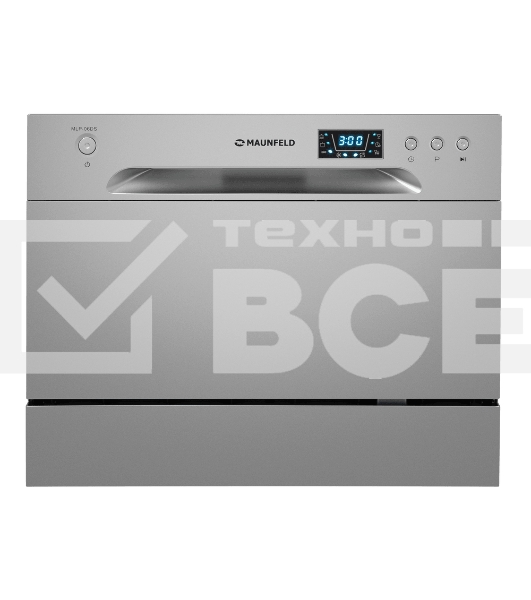 Посудомоечная машина Maunfeld MLP-06DS, серый, 55 см, 6 компл., 49 дБ, класс A+