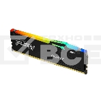 Оперативная память Kingston Fury Beast, DDR5, 8GB (1x8GB), 6000MHz, CL36, с радиатором, RGB, черный, фото 1