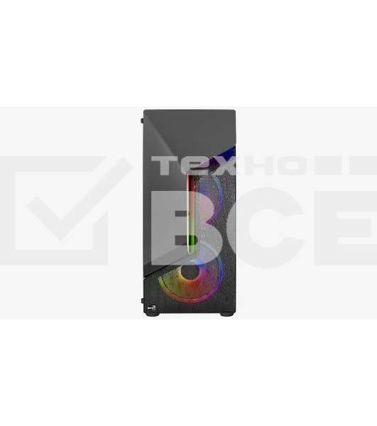 Компьютерный корпус MidiTower Aerocool / Formula SCAPE-G-BK-v2 ATX Black 2x140mm FRGB fan + 1*120mm FRGB fan (4711099471546)