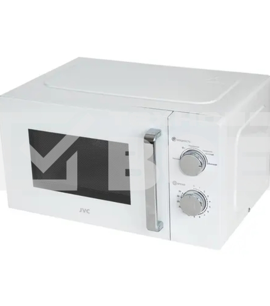 Микроволновая печь JVC JK-MW149M белый, 20 л, 700 Вт, переключатели - поворотный механизм