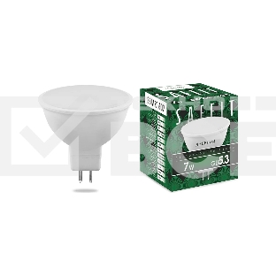 Лампа светодиодная SAFFIT SBMR1607 (55029) 7 вт 230в GU5.3 дневной