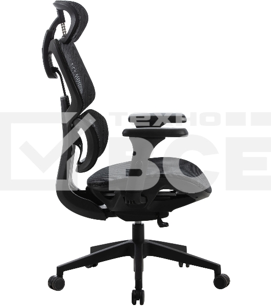 Кресло компьютерное Cactus CS-MC555-BK черный, сетка