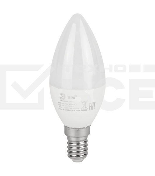 Лампа светодиодная ЭРА Б0049641 RED LINE LED B35-10W-827-E14 R 10 Вт свеча теплый белый свет