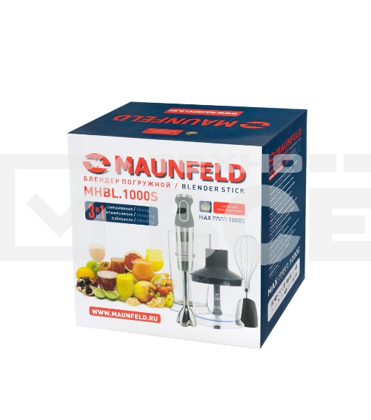 Блендер погружной Maunfeld MHBL.1000S черный, 1000 Вт