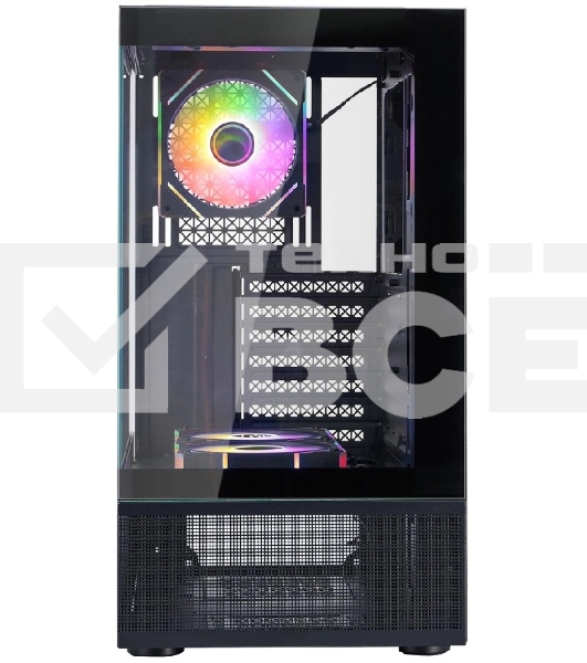 Компьютерный корпус 1STPLAYER MIKU Mi7-A ARGB Black, ATX, 3x120мм ARGB fans