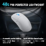 Мышь ASUS ROG ROG HARPE II ACE, 48g, Wired, 2.4GHz RF, Bluetooth 5.1, 442K DPI sensor, 5 Prograммable Buttons, White, фото4