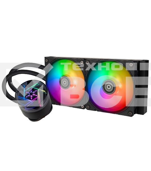 Жидкостная система охлаждения Silverstone SST-NP240-ARGb G53NP240ARGb020 черный