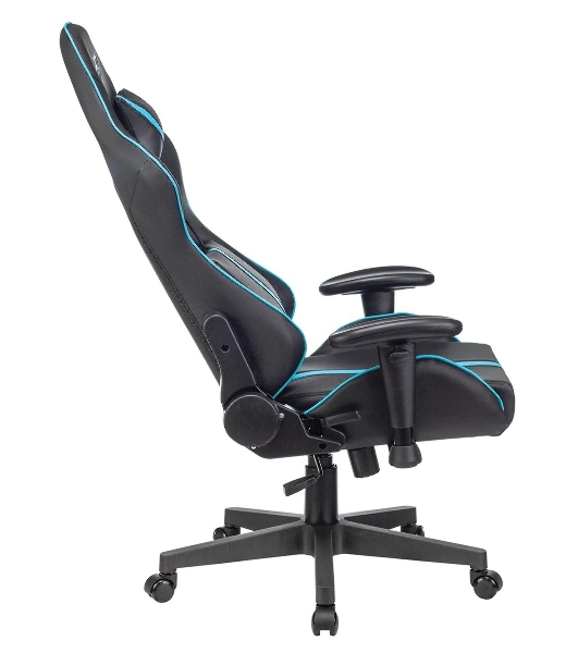 Кресло игровое A4Tech X7 GG-1200 черный/голубой искусственная кожа крестовина пластик