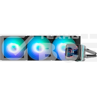 Система охлаждения Zalman CPU Liquid Cooler 360мм, ARGB, LCD Display, черный