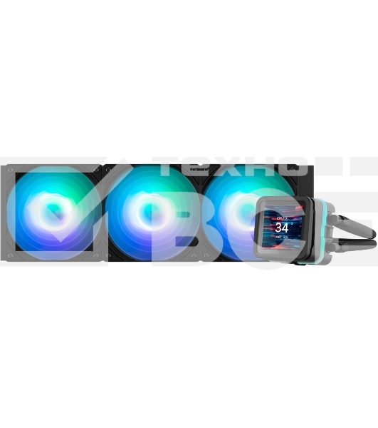 Система охлаждения Zalman CPU Liquid Cooler 360мм, ARGB, LCD Display, черный