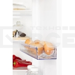 Холодильник Nordfrost NRG 152 WTM белый стекло двухкамерный 205/115 л морозилка снизу, фото2