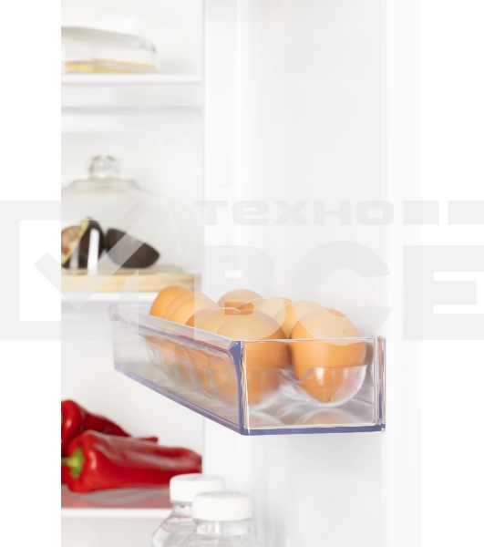 Холодильник Nordfrost NRG 152 WTM белый стекло двухкамерный 205/115 л морозилка снизу