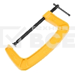 Струбцина Denzel G-образная, усиленная, 200 мм, фото 1