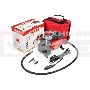 Компрессор TORNADO АC-580 10 A, 35 л/мин, 140 PSI, 12В металл. корпус (с сумкой) 44199