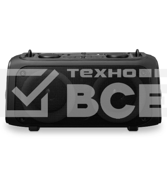 Портативная колонка Hyundai H-PS1030 черный/черный 40 Вт 2.0 BT 10м 3600mAh