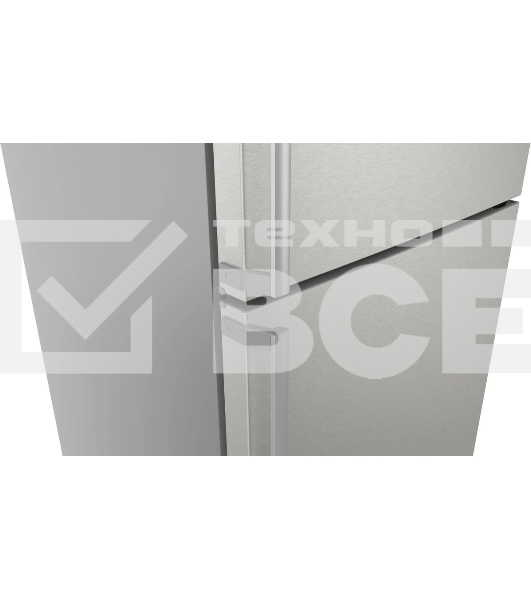 Холодильник Bosch KGP76AIC0N нержавеющая сталь двухкамерный 357/169л морозилка снизу, No Frost