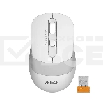 Мышь беспроводная A4Tech Fstyler FG10 белый/серый, 2000 dpi, радиоканал, USB, кнопки - 4, фото 1