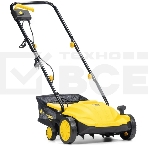 Скарификатор электрический Champion ESC1532 Мощность двигателя 1500 Вт, Напряжение сети 230,50 В, Гц, Вес c травосборником 9,3 кг, Ширина обработки 320 мм, Высота аэрации -4/0/+4/+12 мм, Высота скарификации -12/-8/-4/+4 мм, Тип/объем травосборника ткань/35 л, Регулировка высоты кошения/количество положений 4, Уровень мощности звука 96 дБ, Уровень звукового давления скарификатор/аэра 80/81 дБ, Уровень вибрации на рукоятке 3,245/3,335 (K=1,5 м/с) м/с2., фото 1