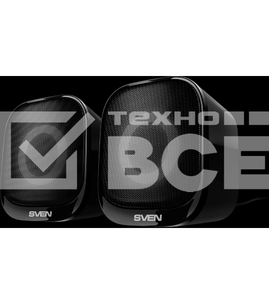 Акустическая система 2.0 АС SVEN G345, черный, (10 Вт, RGB, питание USB, Bluetooth)