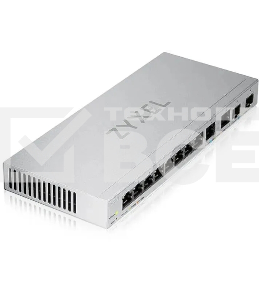 Коммутатор Zyxel XGS1210-12-ZZ0102F 8x1Гбит/с 2x2.5Гбит/с 2SFP+ управляемый