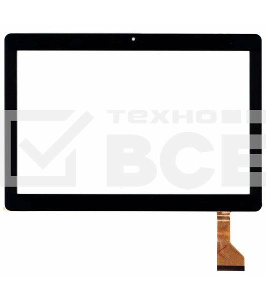 Сенсорное стекло (тачскрин) Turbopad 1015 (2019), черное