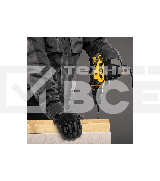Дрель-шуруповерт Denzel ISD-300-13, Сетевая, 330Вт, Ударная