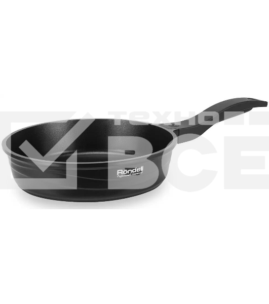 Сковорода Rondell Walzer RDA-769, 28см, без крышки, черный