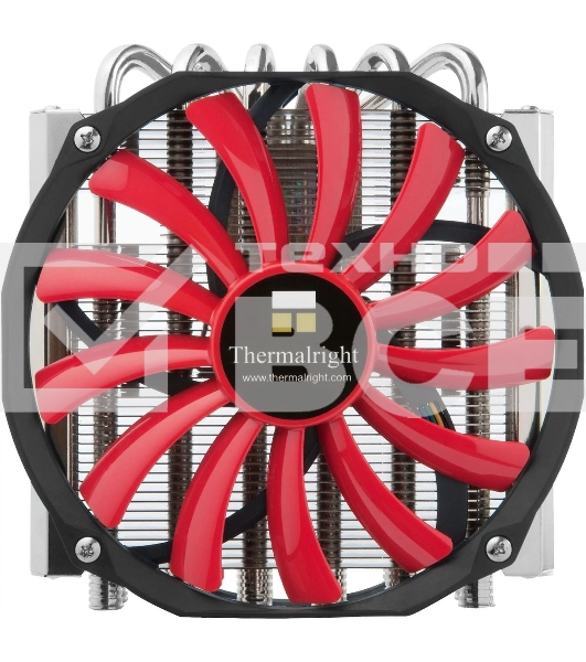 Устройство охлаждения(кулер) Thermalright AXP-200-R Soc-AM5/AM4/1151/1200/2066/1700 черный/красный 4-pin 30.6dB Al 180W 475gr Ret