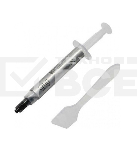 Термопаста ALSEYE S-810 Color: Grey Thermal Conductivity: >;4.63 W/m-K Thermal Impdedance: <;0.0087 ℃-in2/W Specific Gravity: >;3.15 Viscosity: 12500 Thixotropic Index: 280 ±10 1/10mm Moment Beared Temperature: -50-300℃ Operation Temperture: -30-280℃; sil