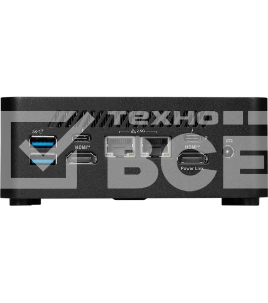 Неттоп MSI Cubi NUC 1M-052BRU Core 5 120U (1.4) Graphics CR noOS GbitEth WiFi BT 120W черный (936-B0B111-080)