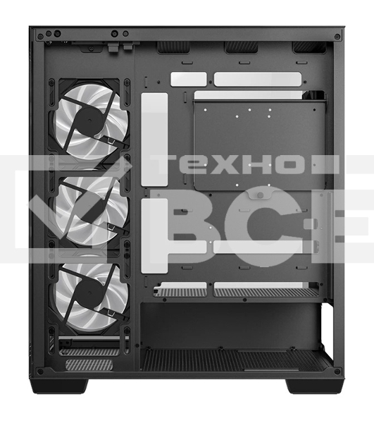 Корпус Deepcool CG580 4F черный без БП ATX 6x120mm 3x140mm 2xUSB3.0 audio bott PSU