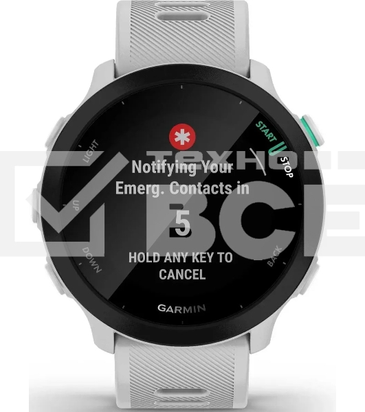 Смарт-часы Garmin Forerunner 55 белый 42мм