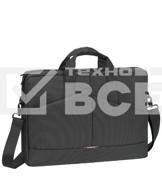 Сумка для ноутбука 15,6” Riva Case 8731 серый, полиэстер