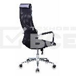 Кресло руководителя Бюрократ KB-9N/BLACK черный TW-01 TW-11 сетка крестовина хром, фото12