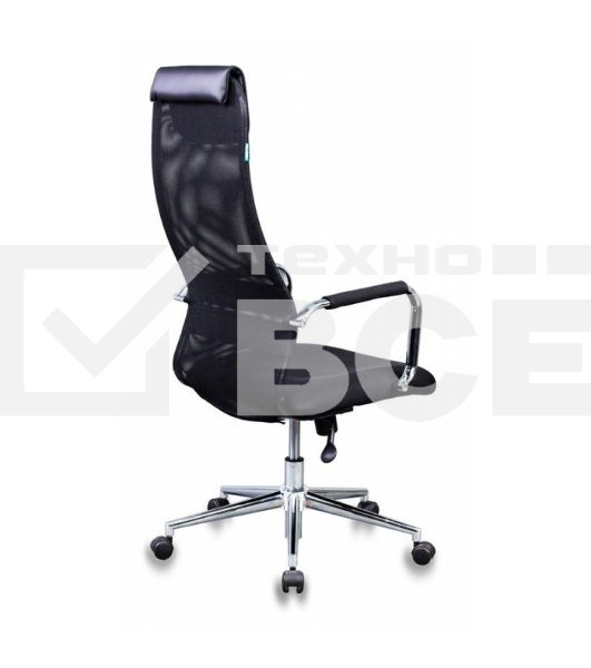 Кресло руководителя Бюрократ KB-9N/BLACK черный TW-01 TW-11 сетка крестовина хром