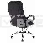 Кресло руководителя Бюрократ T-9950SL Fabric черный Light-20, крестовина металл хром, фото2